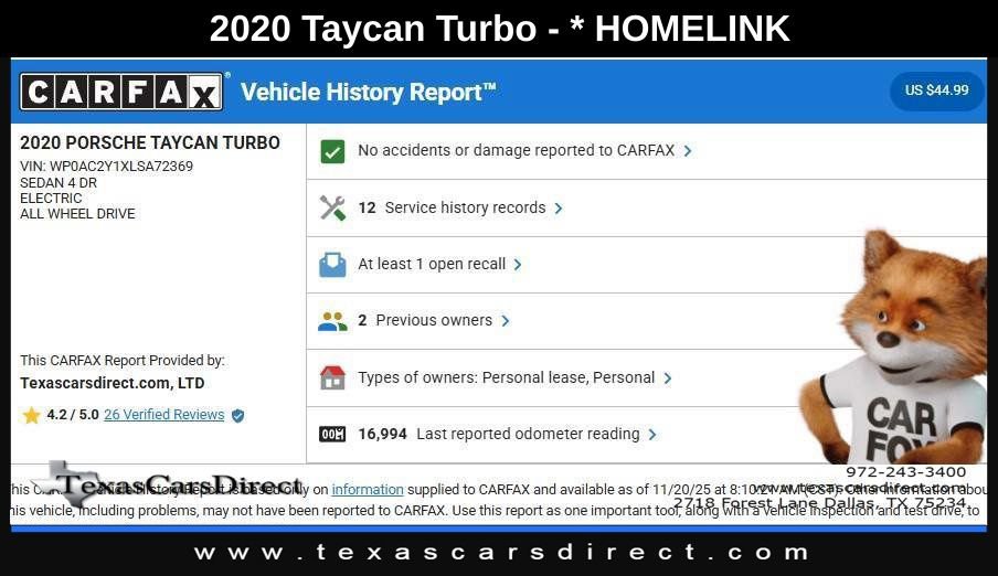 Used 2020 Porsche Taycan Turbo image 9