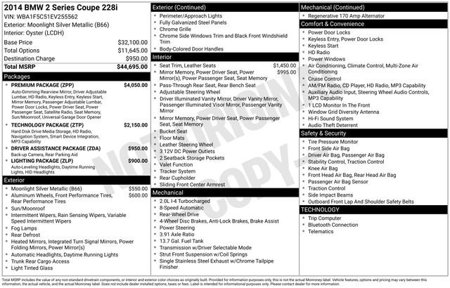 Used 2014 BMW 228i Coupe RWD image 34