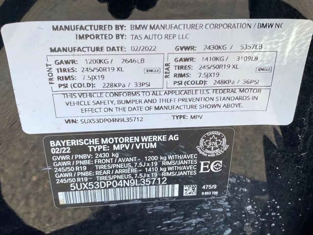 Used 2022 BMW X3 xDrive30i AWD/4WD image 26