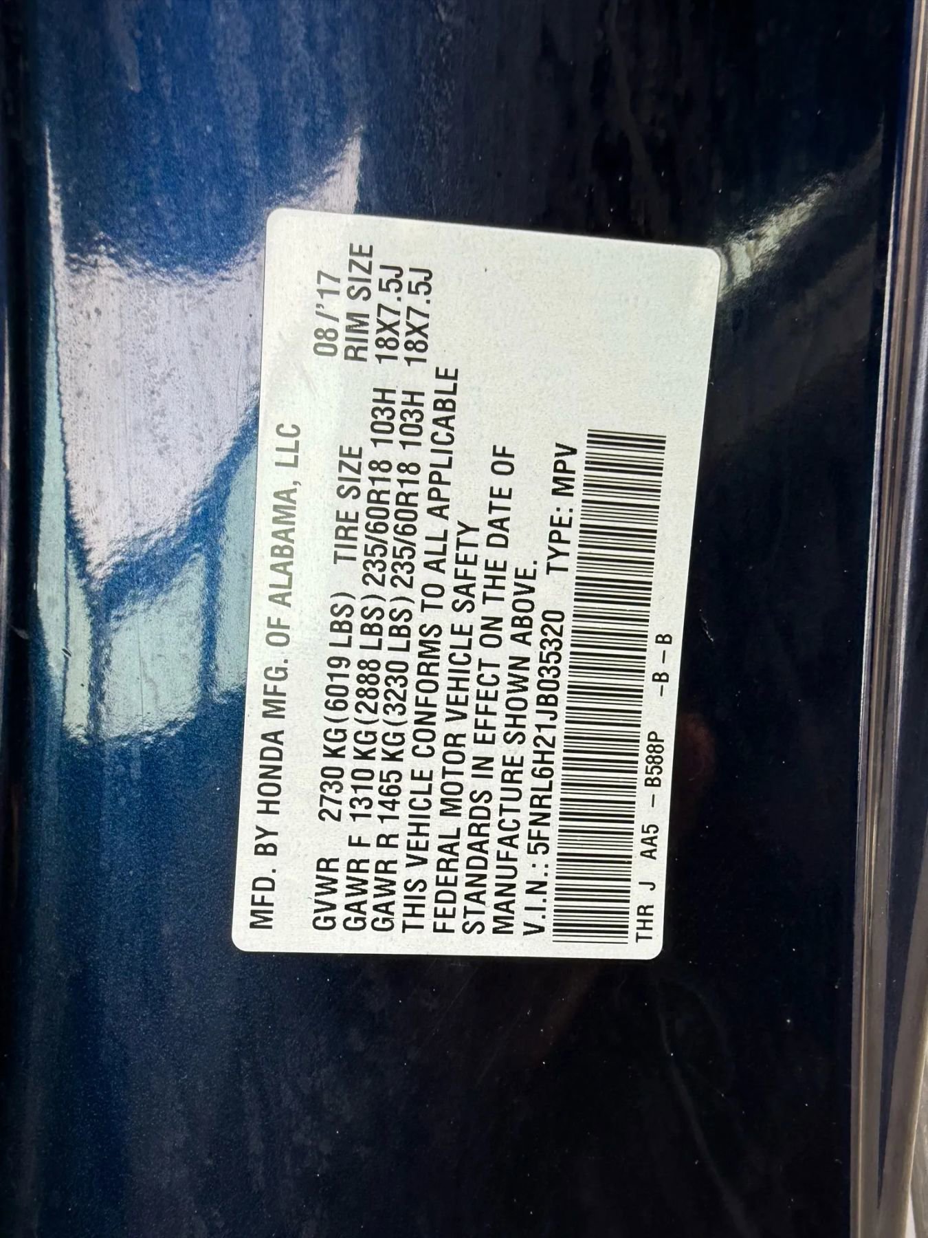 Used 2018 Honda Odyssey LX image 36