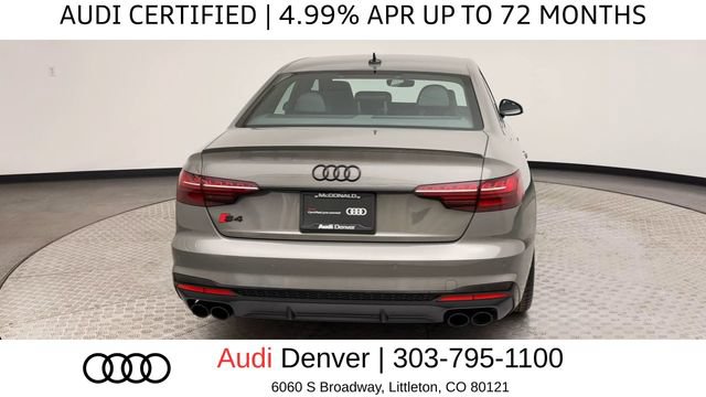 Certified 2023 Audi S4 Premium Plus w/ Premium Plus Package AWD/4WD image 3