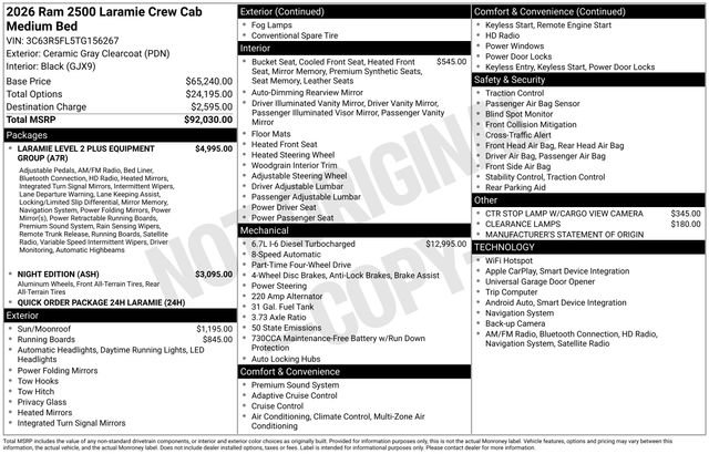 New 2026 RAM 2500 Laramie image 33