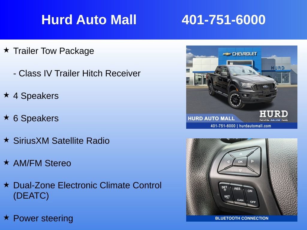 Used 2021 Ford Ranger XL w/ Equipment Group 101A High image 12