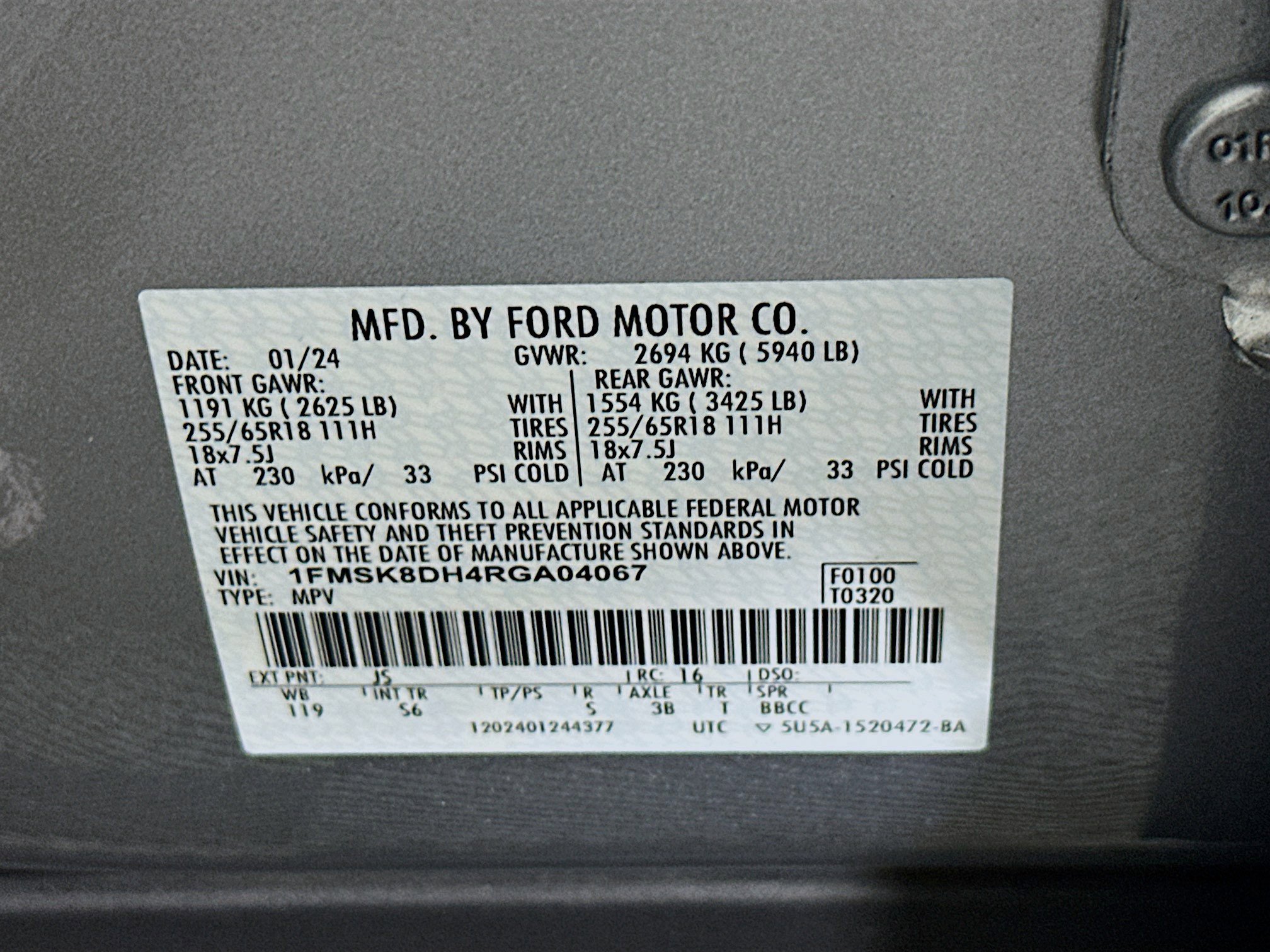 Used 2024 Ford Explorer XLT w/ Equipment Group 202A image 12