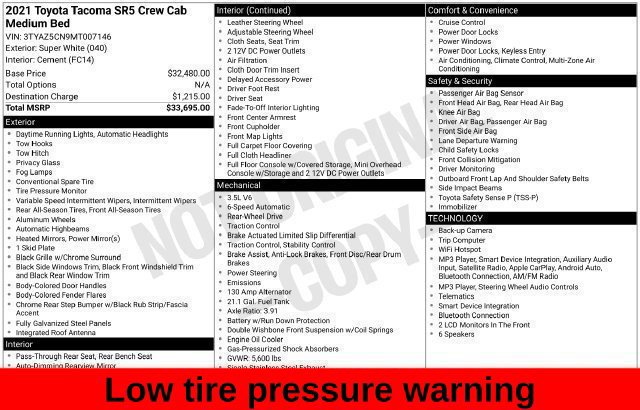 Used 2021 Toyota Tacoma SR5 RWD image 30