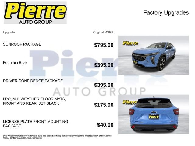 Used 2024 Chevrolet Trax RS w/ Sunroof Package FWD image 13