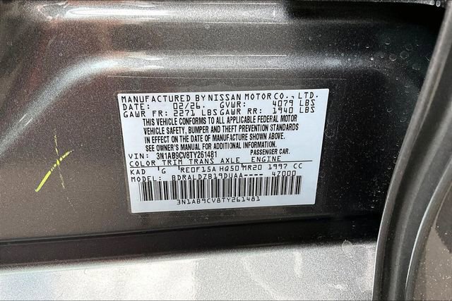 New 2026 Nissan Sentra SV image 13