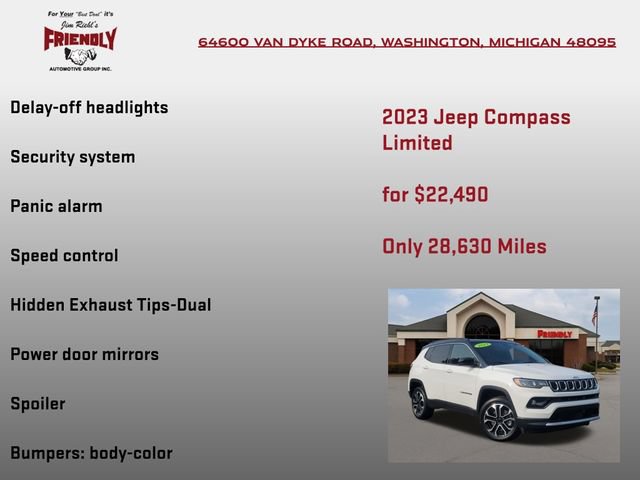 Used 2023 Jeep Compass Limited AWD/4WD image 25