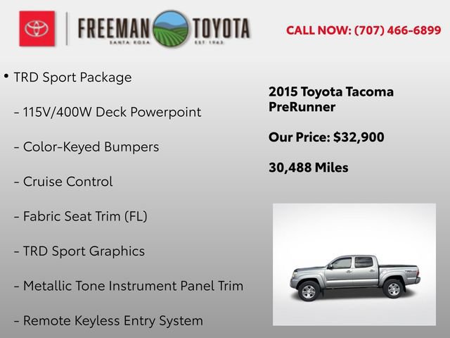 Used 2015 Toyota Tacoma PreRunner w/ TRD Sport Package RWD image 5