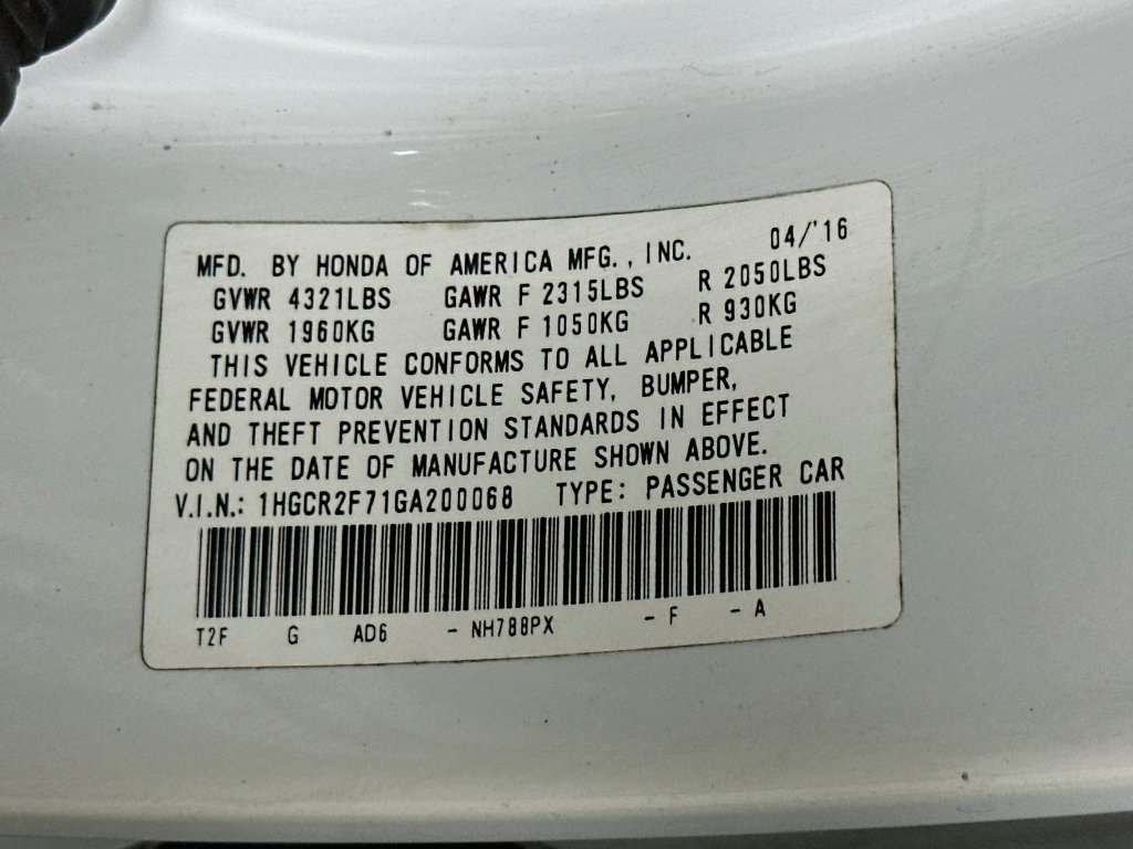 Used 2016 Honda Accord EX image 38