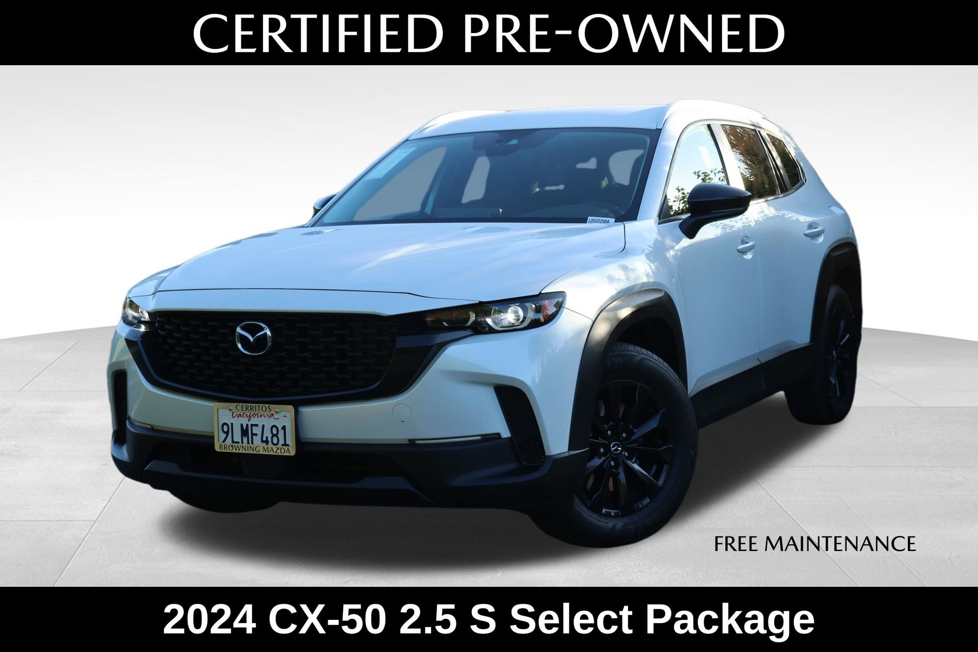Certified 2024 MAZDA CX-50 AWD 2.5 S w/ Cargo Package