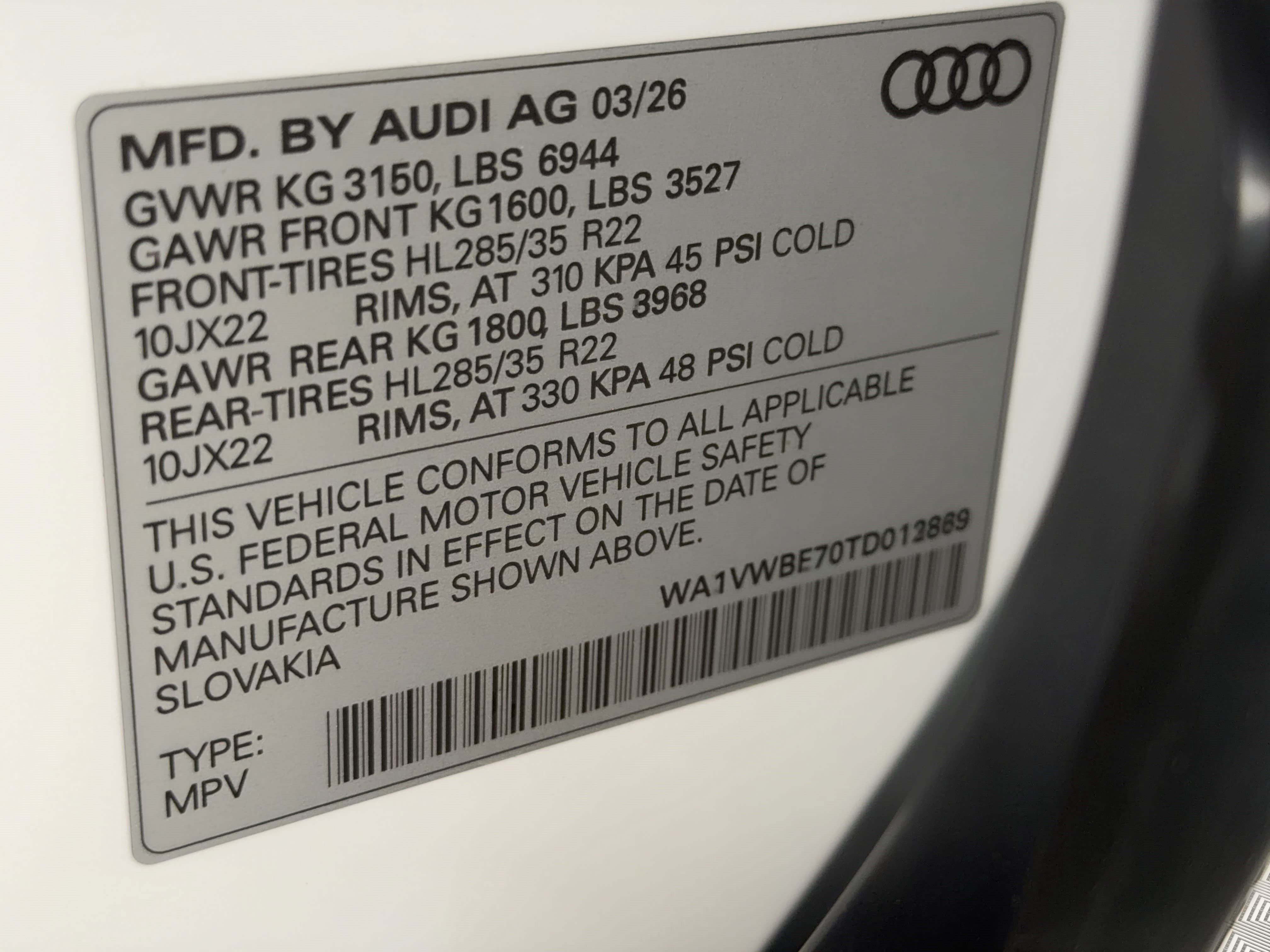 New 2026 Audi SQ7 Prestige AWD/4WD image 27