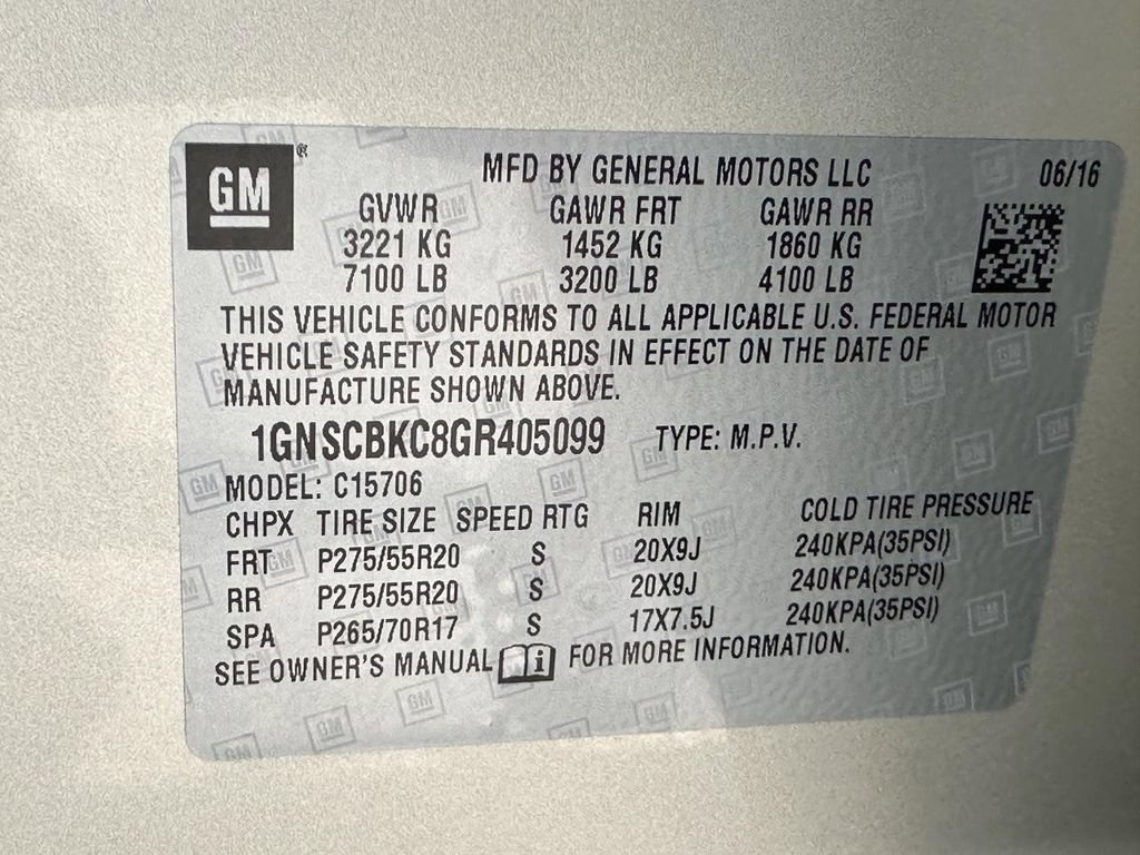 Used 2016 Chevrolet Tahoe LT RWD image 29