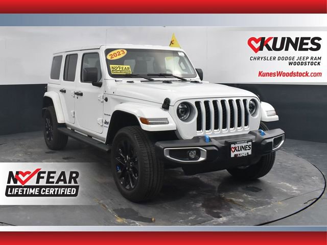 Used 2023 Jeep Wrangler Sahara 4xe w/ Cold Weather Group image 1