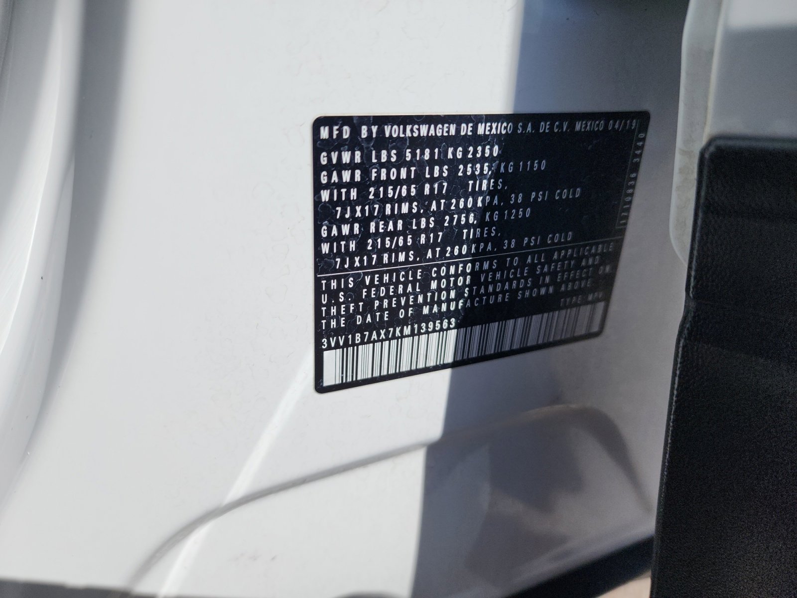 Used 2019 Volkswagen Tiguan S w/ Driver Assistance Package image 25