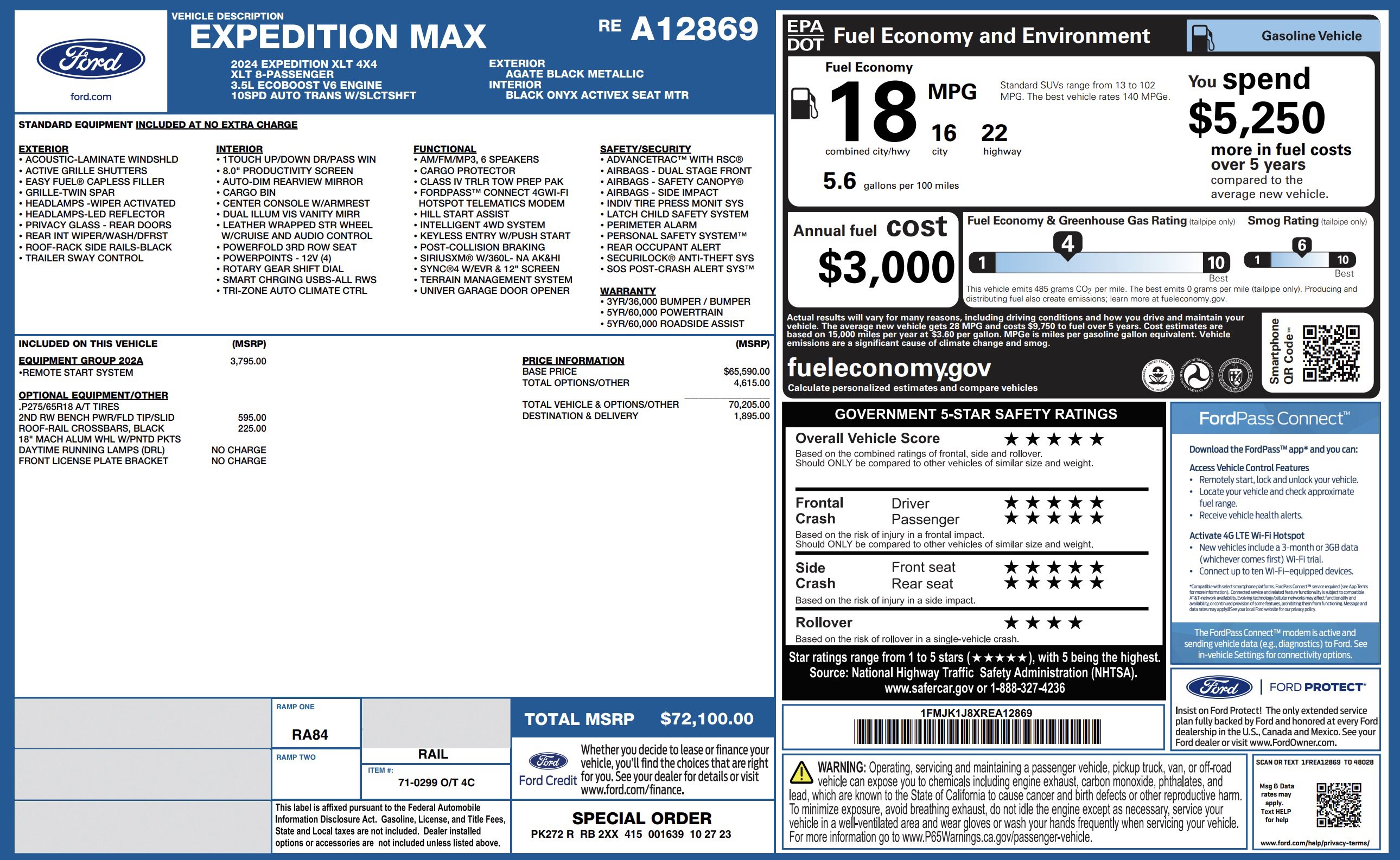 Used 2024 Ford Expedition Max XLT image 2