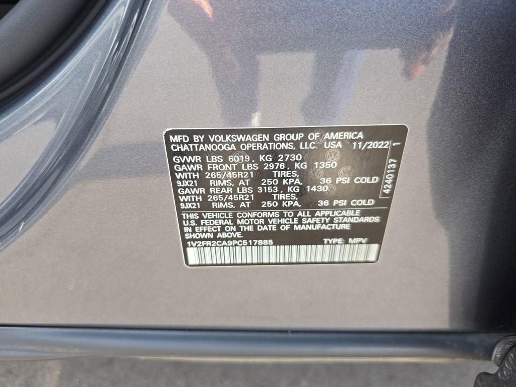 Certified 2023 Volkswagen Atlas SEL Premium AWD/4WD image 29