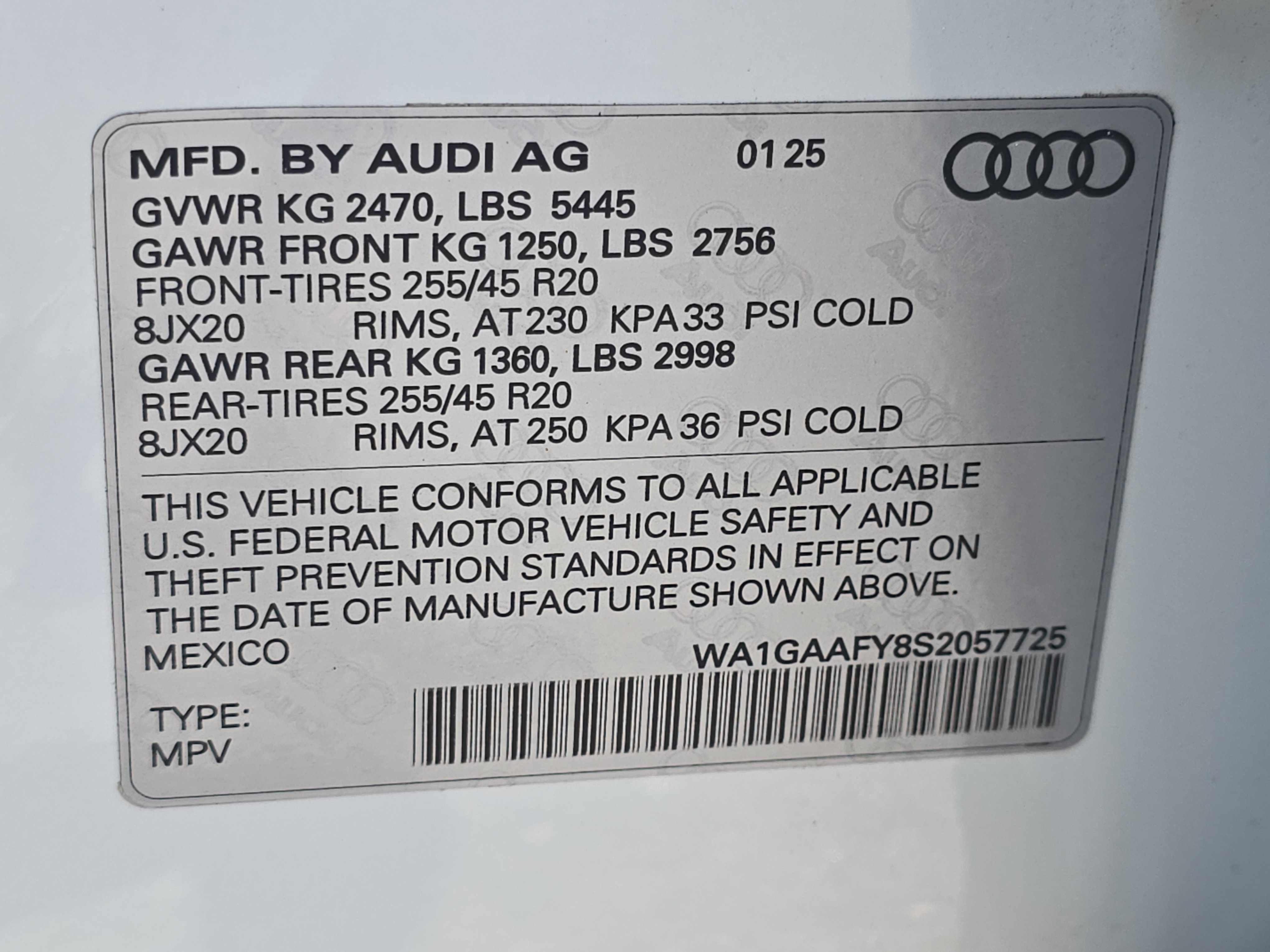 Certified 2025 Audi Q5 2.0T Premium w/ Convenience Plus Package AWD/4WD image 36