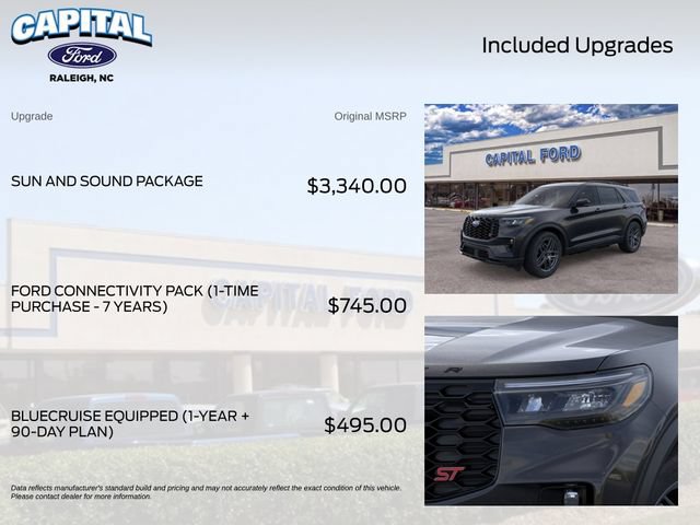 New 2026 Ford Explorer ST w/ Sun And Sound Package AWD/4WD image 5