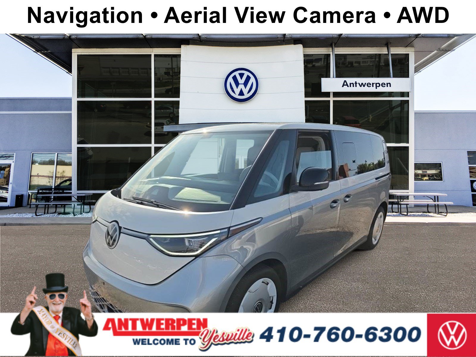 Used 2025 Volkswagen ID. Buzz 1st Edition w/ Cupholders Package