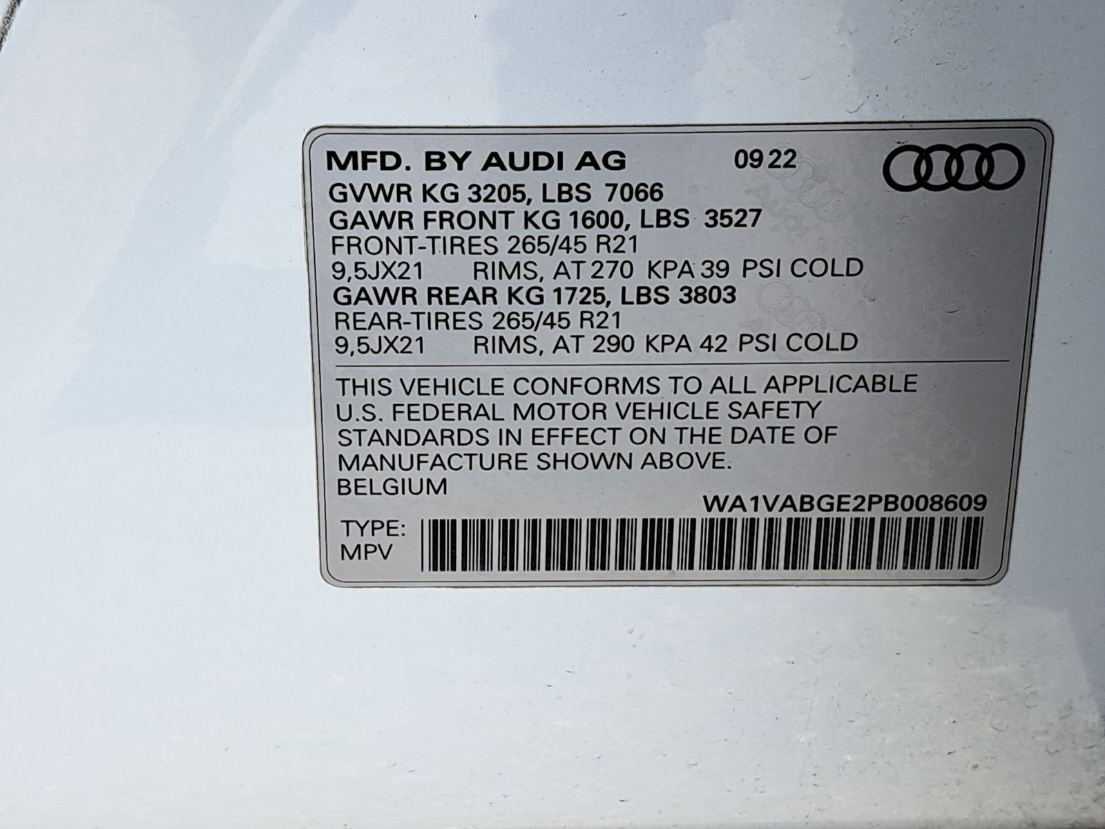 Used 2023 Audi e-tron Chronos w/ Chronos Package AWD/4WD image 15