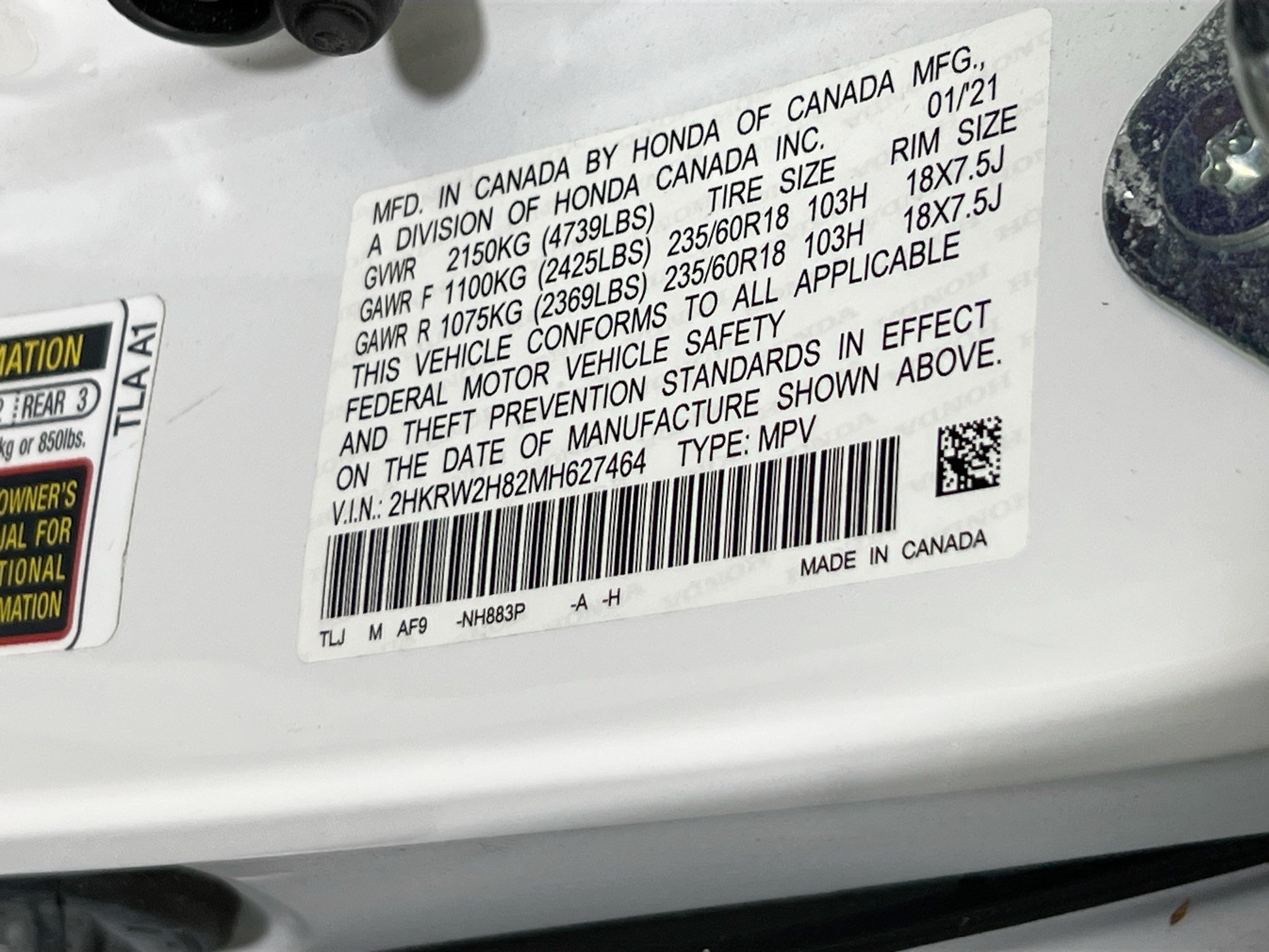 Used 2021 Honda CR-V EX-L image 31