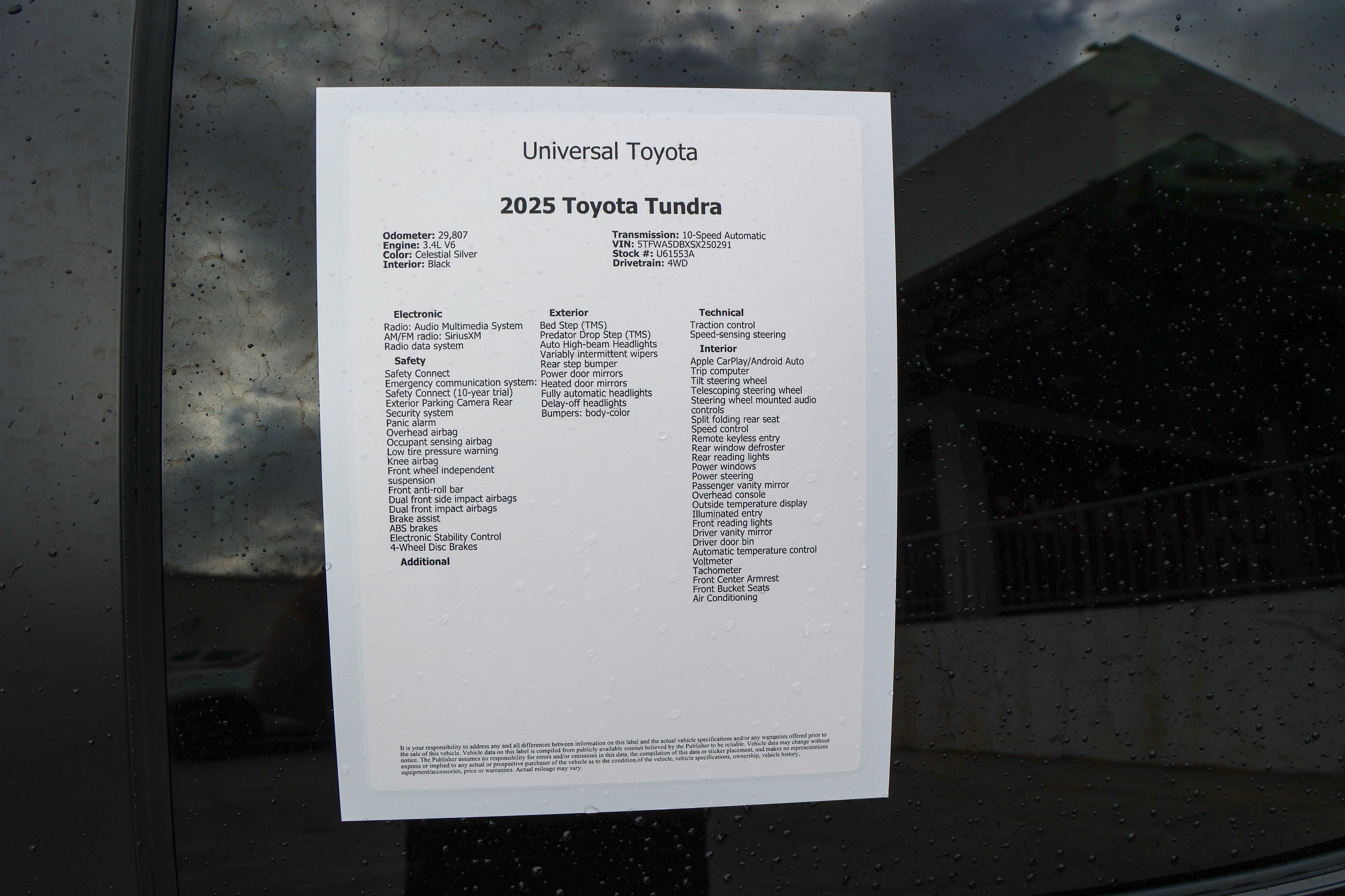 Used 2025 Toyota Tundra Platinum w/ TRD Off-Road Package image 52