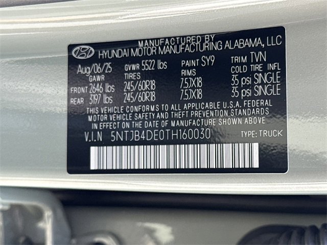 New 2026 Hyundai Santa Cruz SEL image 25