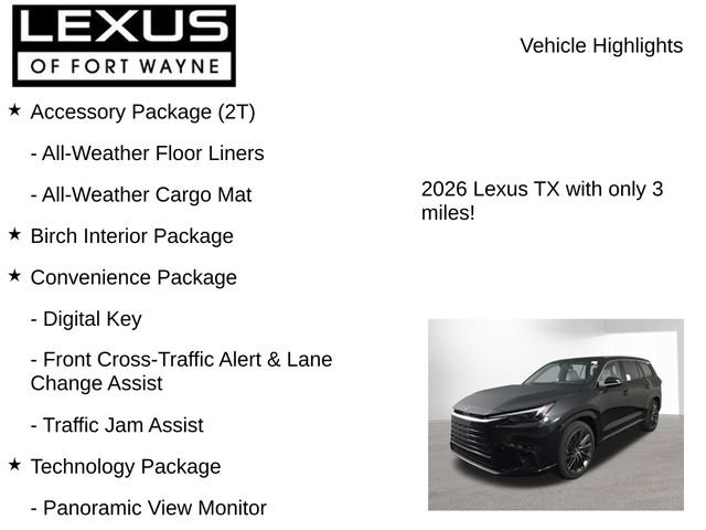New 2026 Lexus TX 350 AWD image 8