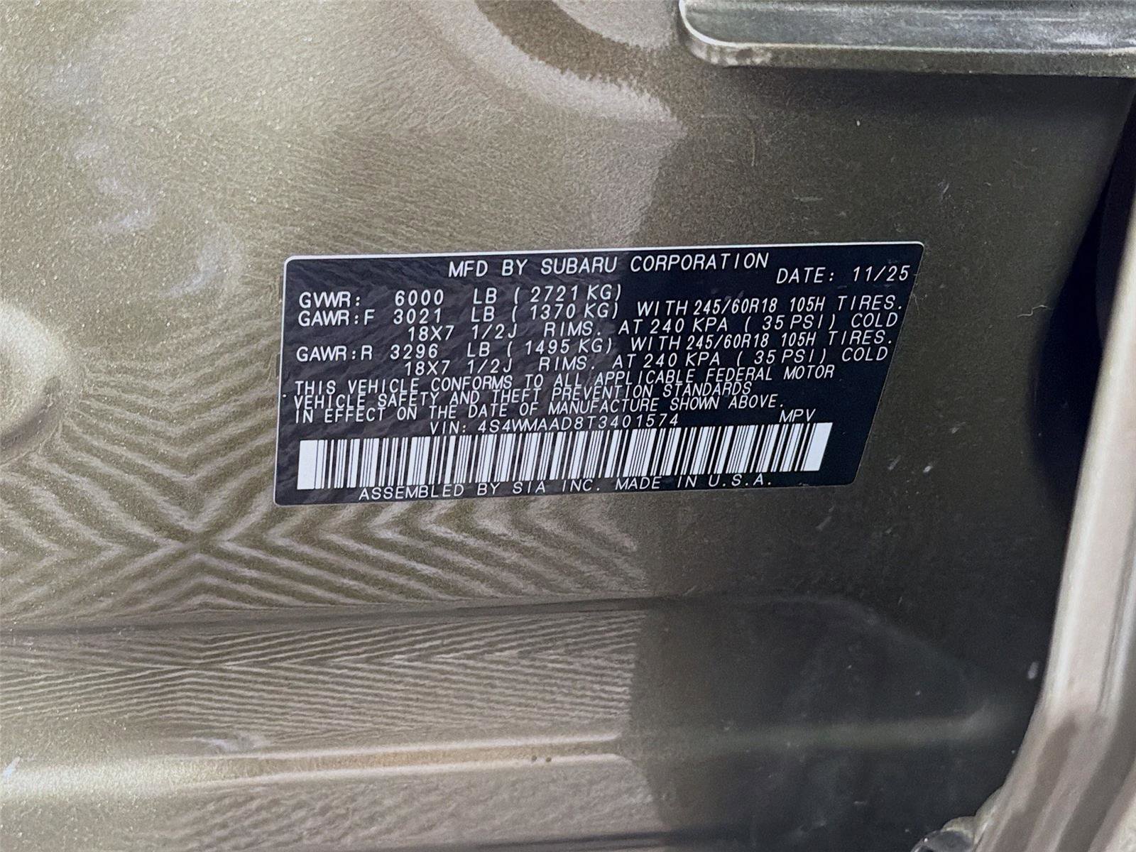 Certified 2026 Subaru Ascent Premium AWD/4WD image 30