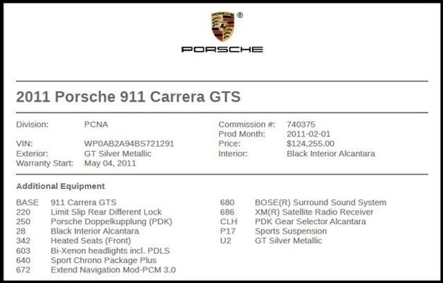 Used 2011 Porsche 911 Carrera GTS image 7