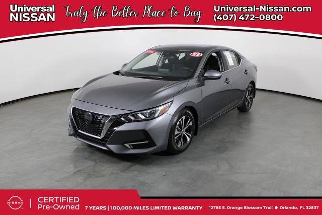 Certified 2022 Nissan Sentra SV w/ All-Weather Package FWD image 1