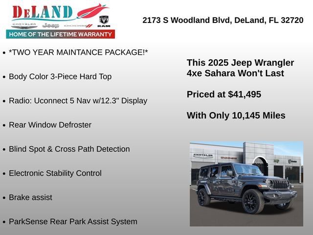 Used 2025 Jeep Wrangler Unlimited Sahara w/ Safety Group image 12