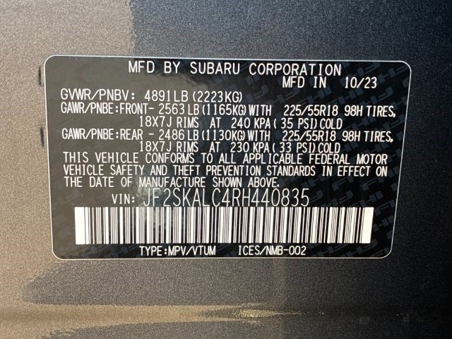 Used 2024 Subaru Forester Limited AWD/4WD image 24