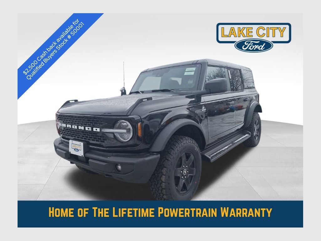 New 2025 Ford Bronco Outer Banks w/ Black Appearance Package
