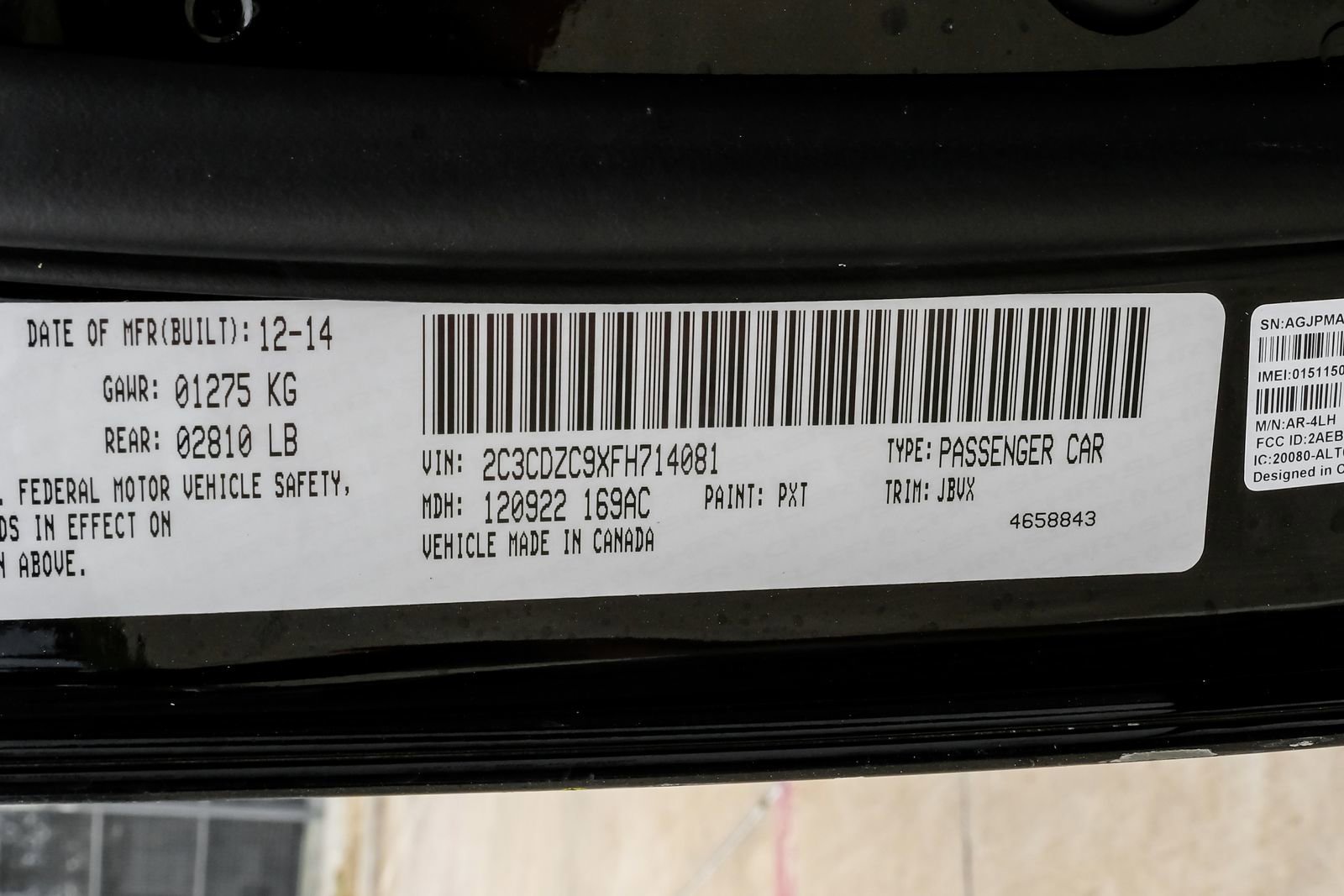 Used 2015 Dodge Challenger SRT Hellcat RWD image 59
