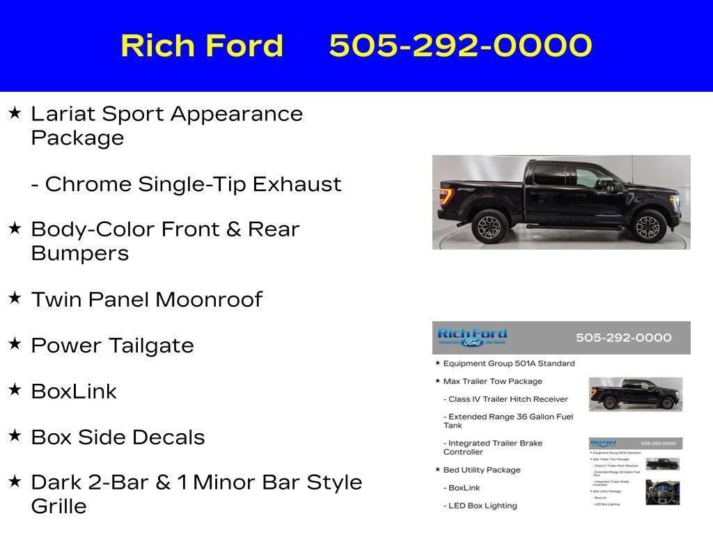 Certified 2023 Ford F150 Lariat w/ Max Trailer Tow Package AWD/4WD image 46