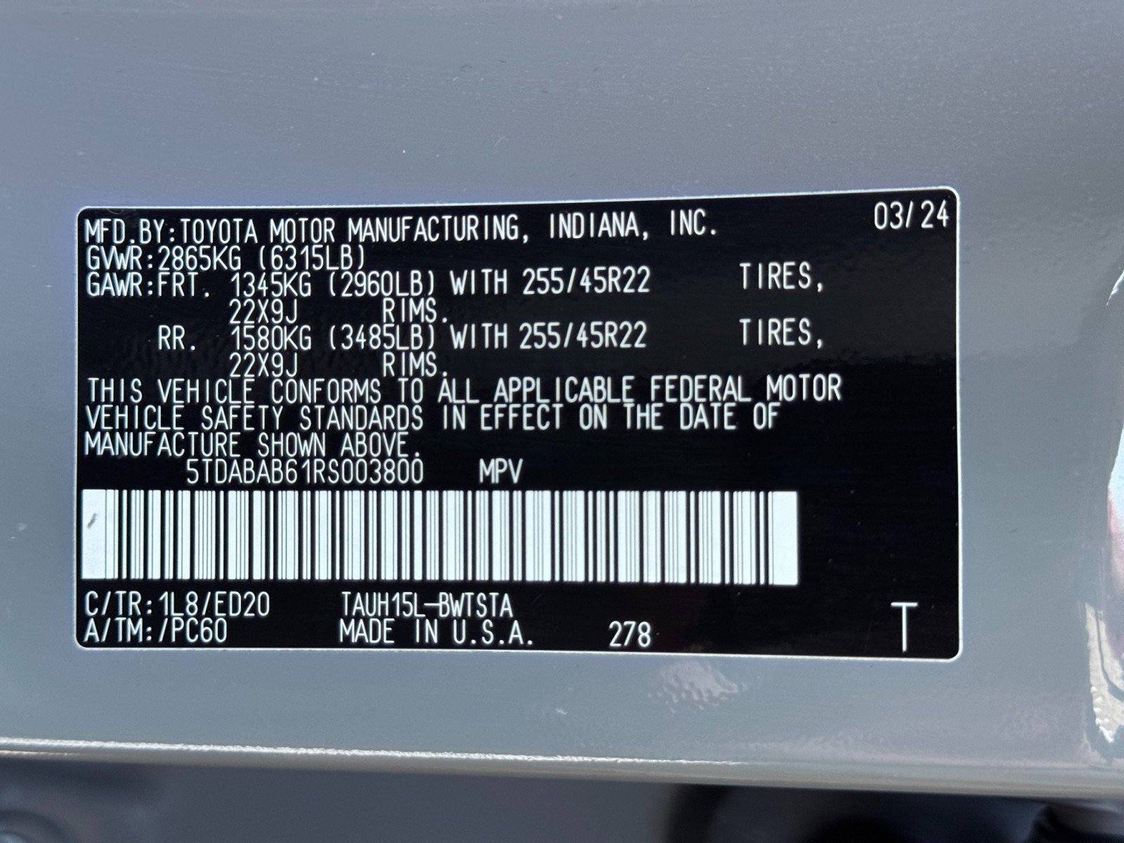 Used 2024 Lexus TX 500h AWD w/ Technology Package image 48