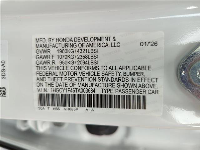 New 2026 Honda Accord SE image 17