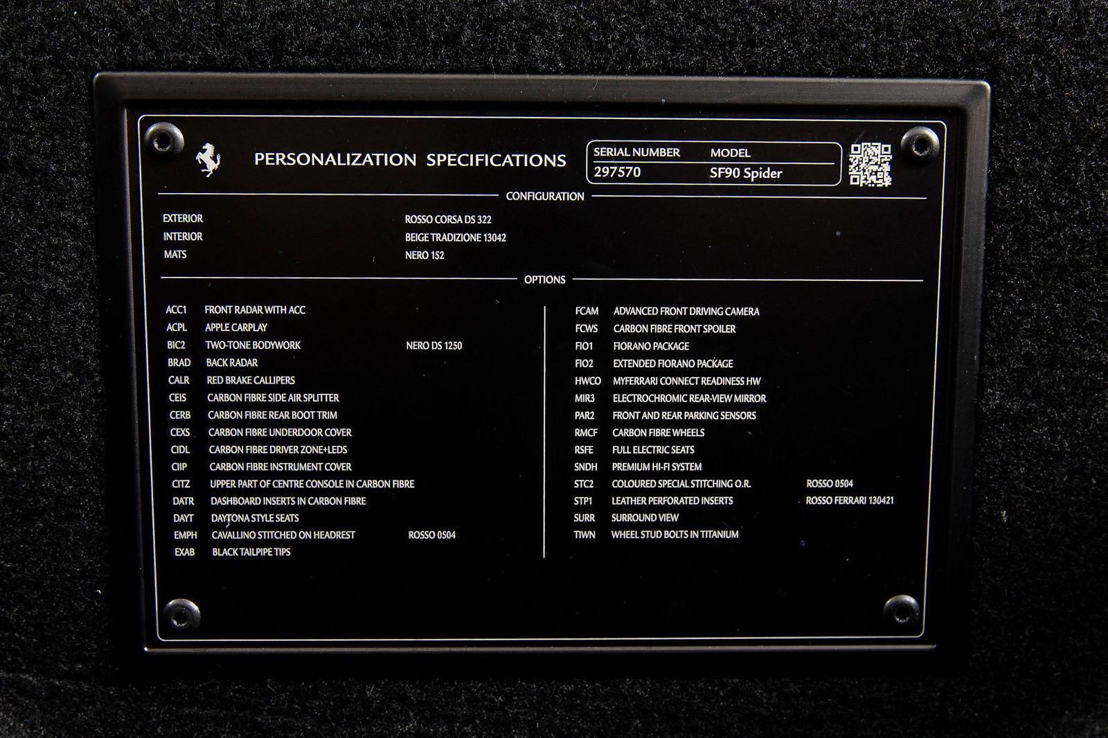 Certified 2023 Ferrari SF90 Spider AWD/4WD image 44