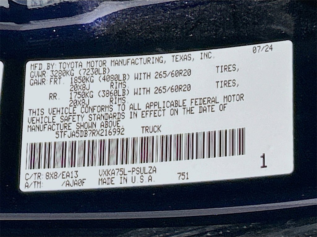 Used 2024 Toyota Tundra Limited image 29