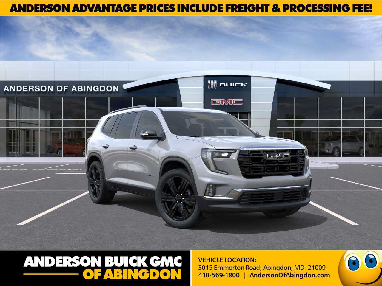 New 2026 GMC Acadia Elevation w/ Black Edition