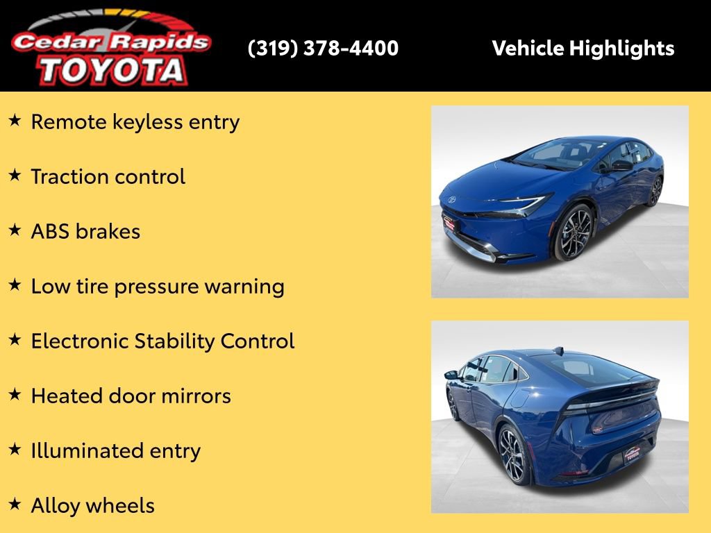 New 2026 Toyota Prius Plug-In Hybrid w/ Limited Premium Package FWD image 7