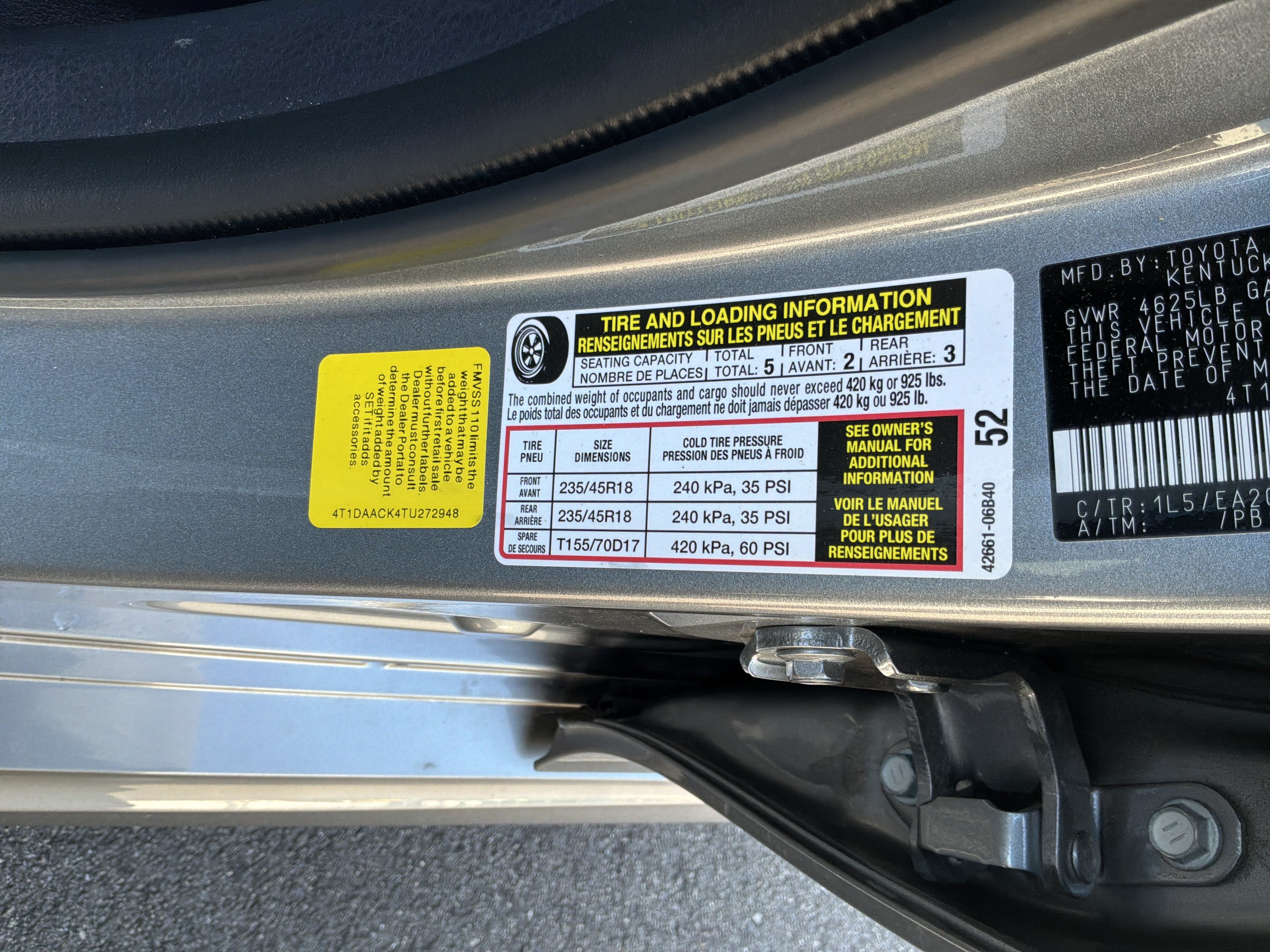 Used 2026 Toyota Camry SE FWD image 34