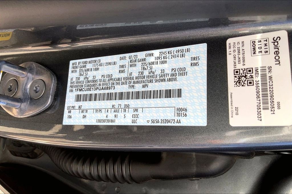 Used 2023 Ford Escape SE w/ PHEV Premium Package FWD image 30