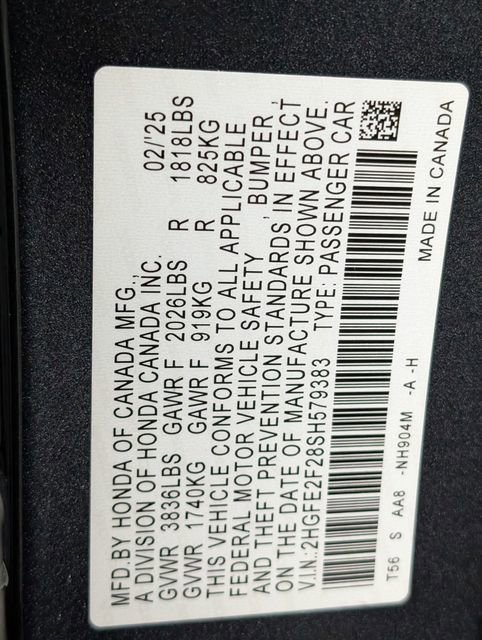 Used 2025 Honda Civic LX image 30