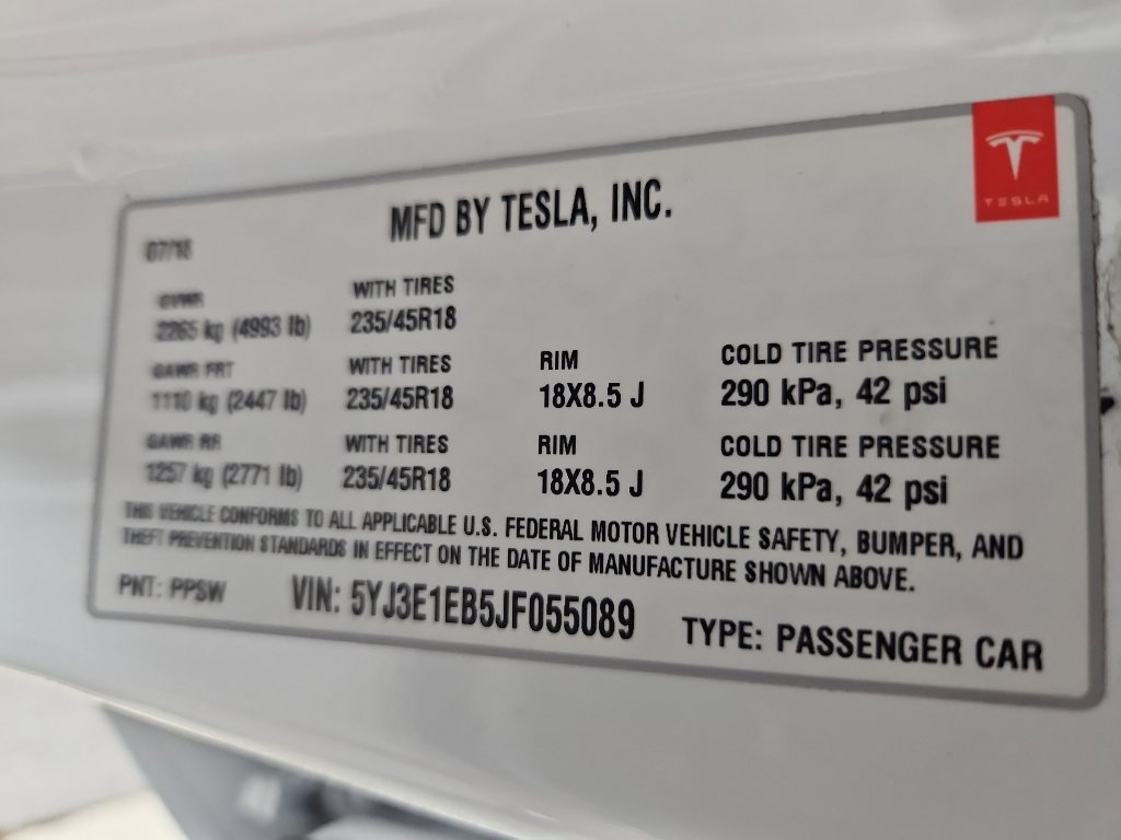 Used 2018 Tesla Model 3 Performance AWD/4WD image 21