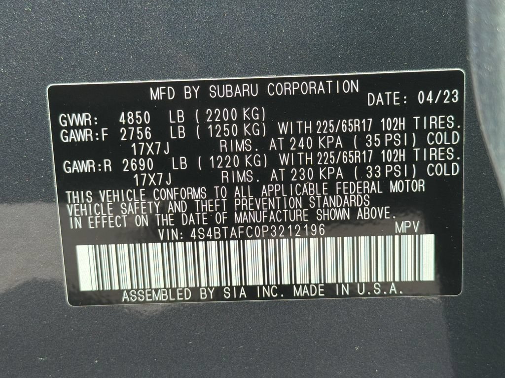 Certified 2023 Subaru Outback Premium AWD/4WD image 55