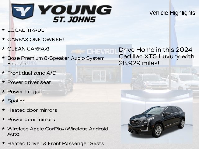 Certified 2024 Cadillac XT5 Luxury AWD/4WD image 5