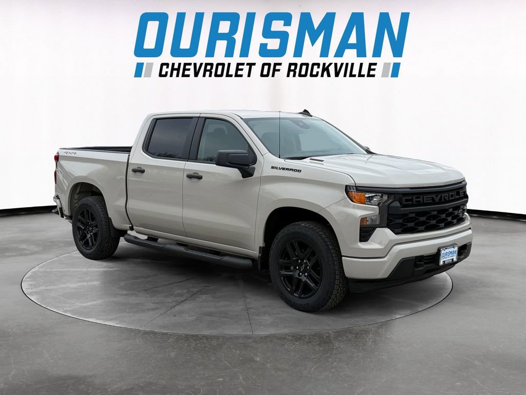 New 2026 Chevrolet Silverado 1500 Custom w/ Turbomax Blackout Package